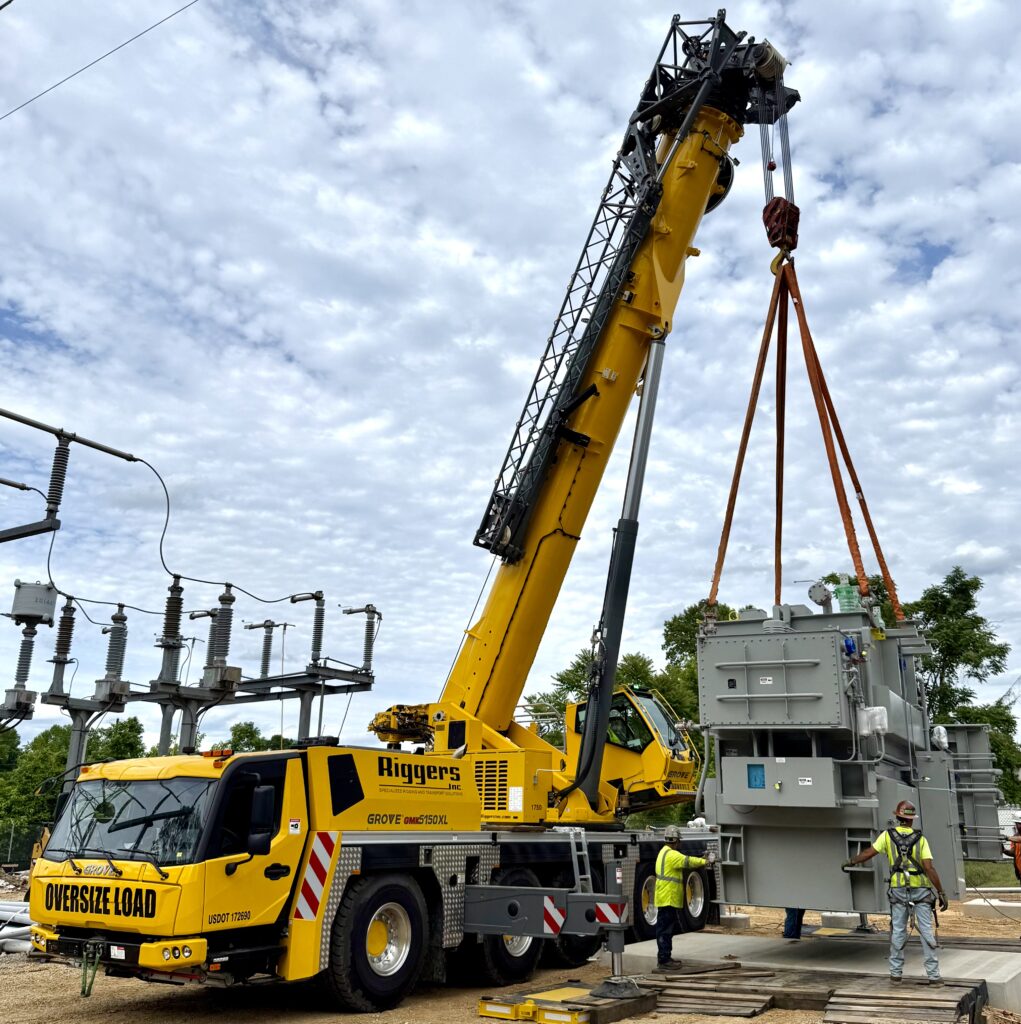 crane setting transformer